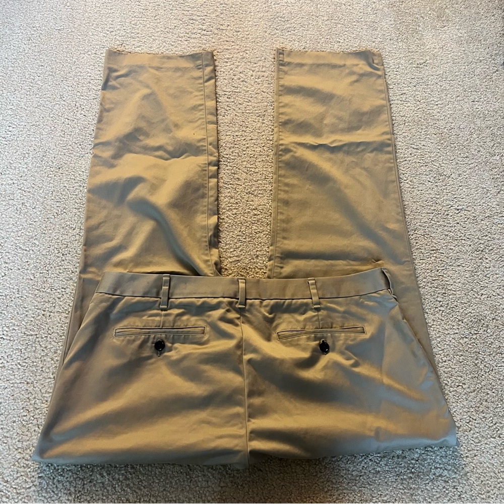 Bonobos Straight Fit Khaki Dress Pants